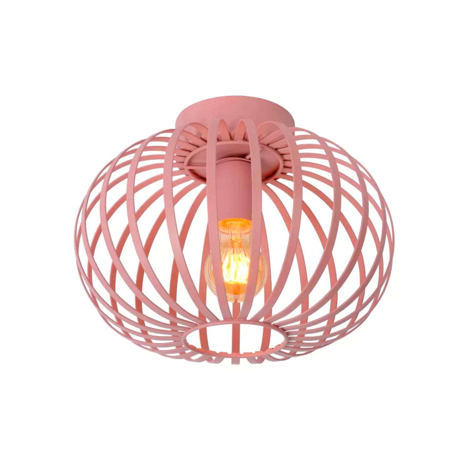 Plafonnier Lucide Merlina 1xE27 30cm,rose