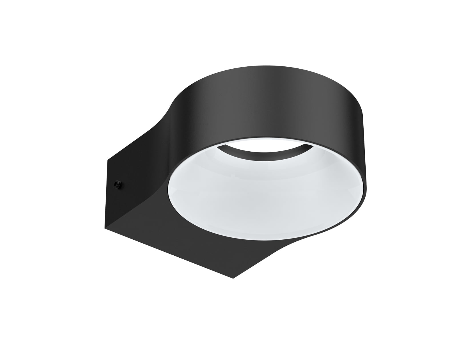 Applique led murale rond WL07 8w (3000k) IP65,noir