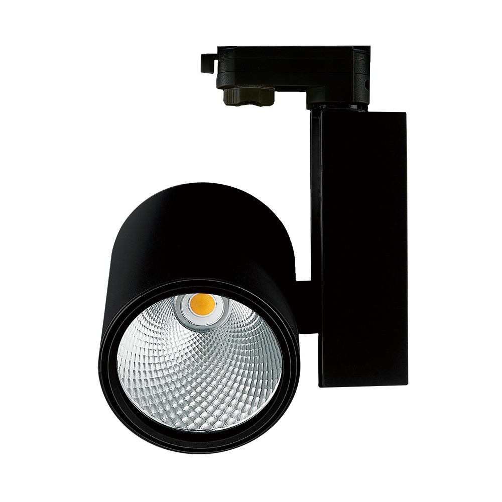 projecteur sur rail novolight triph 40w 50° cri90, noir