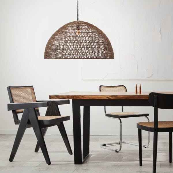 Suspension BALI (D80cm) en matière naturelle