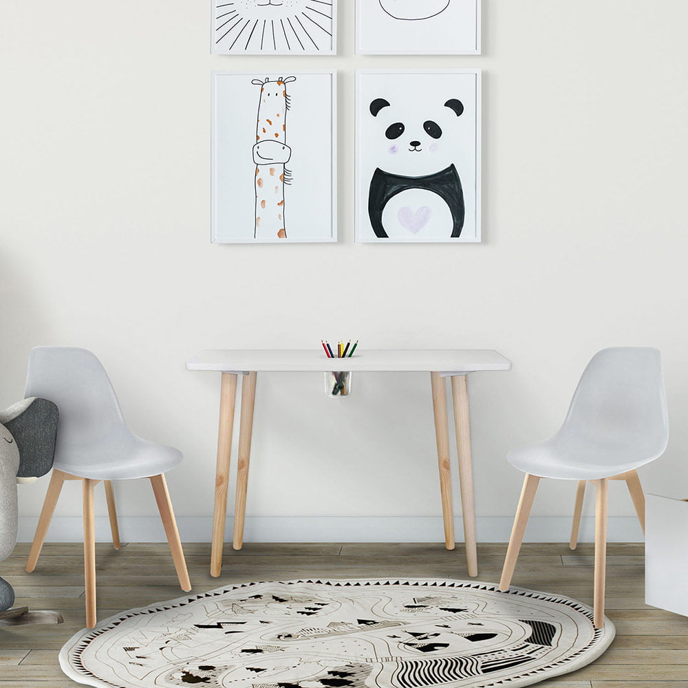 table avec pot à crayons gribouille m1