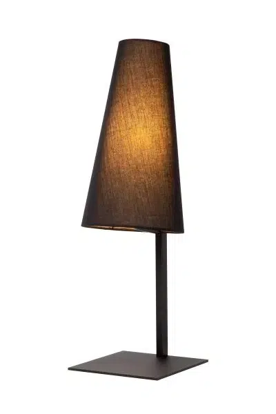 Lampe de table Lucide Gregory 1xE27,noir