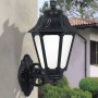 Applique Fumagalli murale Bisso/Anna 1xE27 IP55,noir
