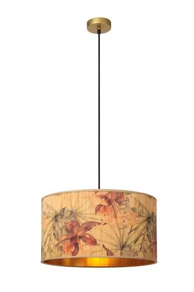 Suspension Lucide Tanselle 1xE27 30cm,multicolore