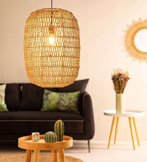 Teardrop Pendant Light Black