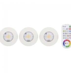 Panel rond I Dual 7w (RGB+B) IP65,blanc