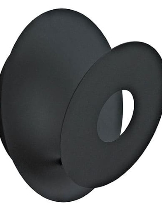 Applique murale LED CHUBBY en métal noir