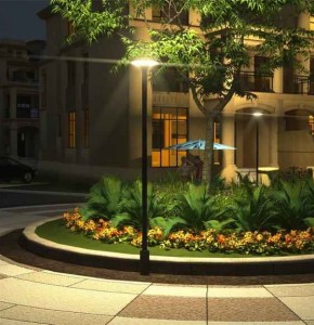 tête de lampadaire solaire 20w (3000k)