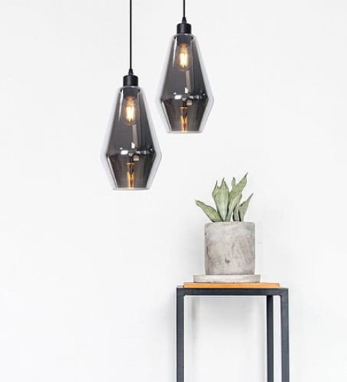 Teardrop Pendant Light Black
