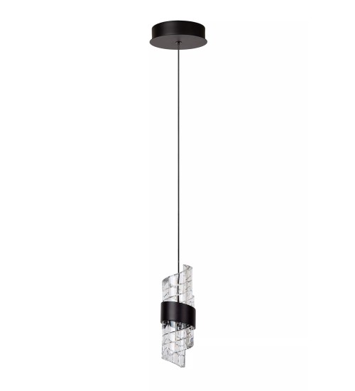 Teardrop Pendant Light Black