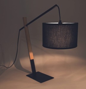 lampe à poser déco noir m2