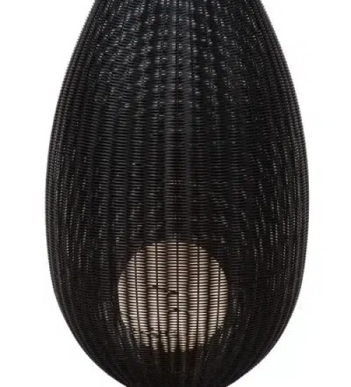 Teardrop Pendant Light Black
