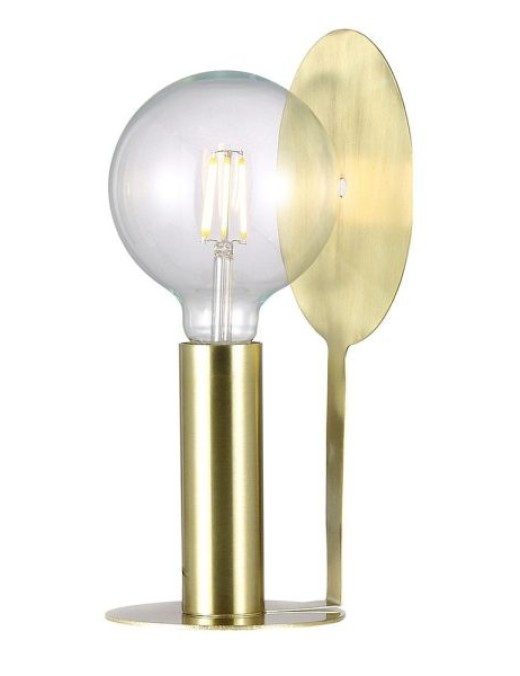 lampe de table dean en métal doré