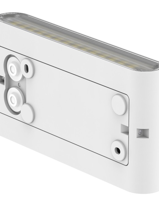 Applique led murale carré WL75 10w CCT IP65,noir