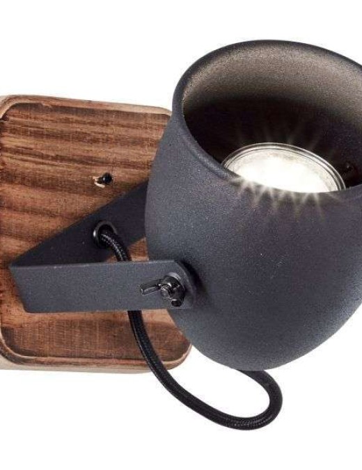Spot Brilliant Crowton 1xGu10 12cm,noir