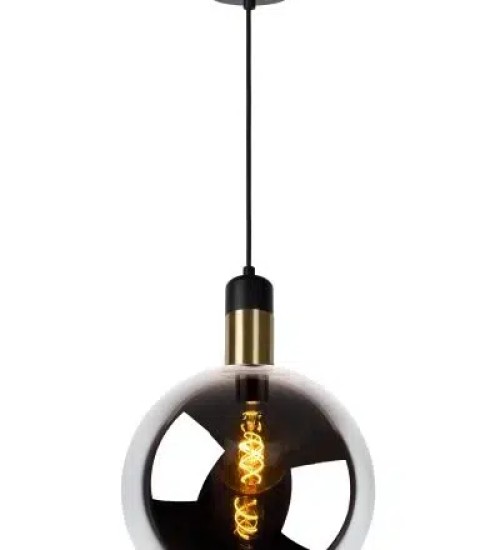 Teardrop Pendant Light Black