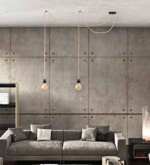 Teardrop Pendant Light Black
