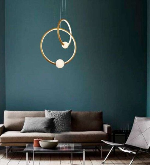 Teardrop Pendant Light Black