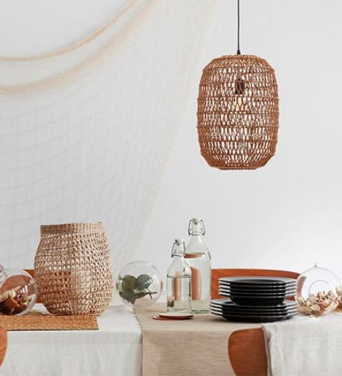 Teardrop Pendant Light Black