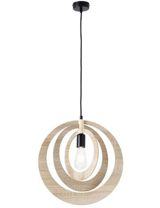 Suspension design KOTO en fibres de bois clair