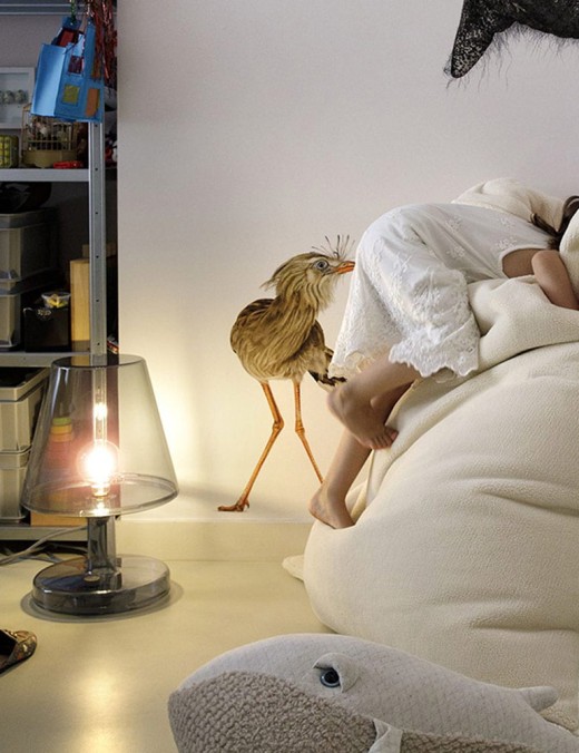 lampe à poser led trans-parents fatboy