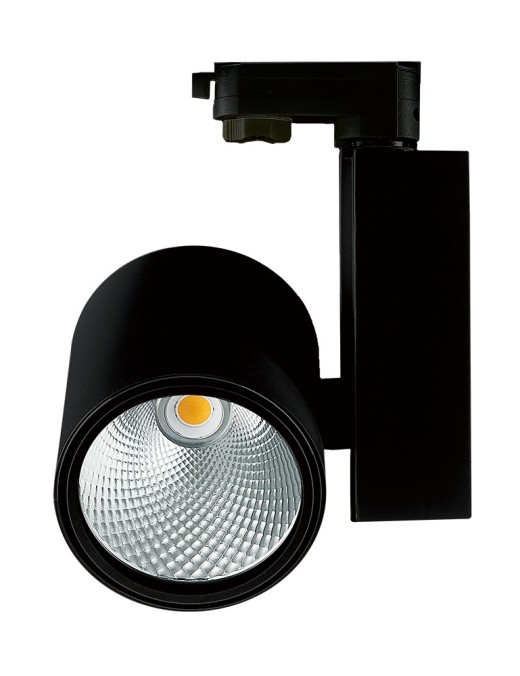 projecteur sur rail novolight triph 40w 50° cri90, noir