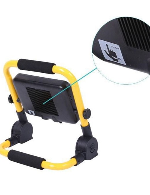 projecteur led rechargeable novolight 30w (6000k) ip54,jaune
