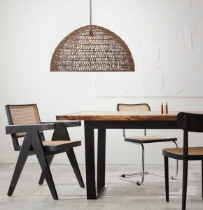 Suspension BALI (D80cm) en matière naturelle