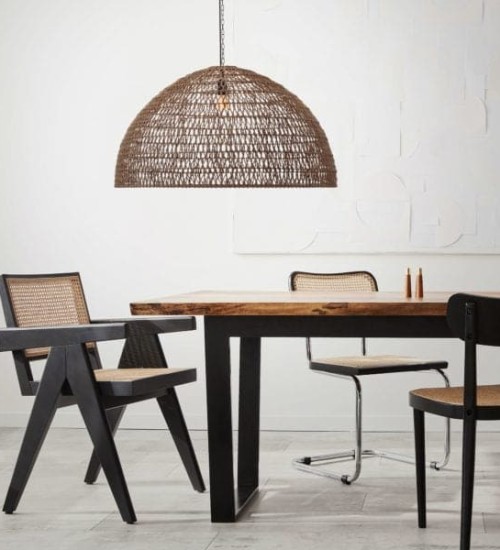 Teardrop Pendant Light Black