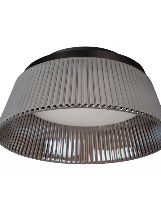 Plafonnier Lucide dim Vixi 17.6w (2900k) 35cm,fumé