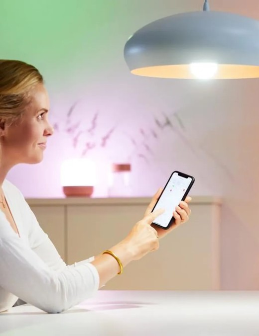 ampoule led wiz connecté wifi gu10 5w 345lm (rgb+cct)