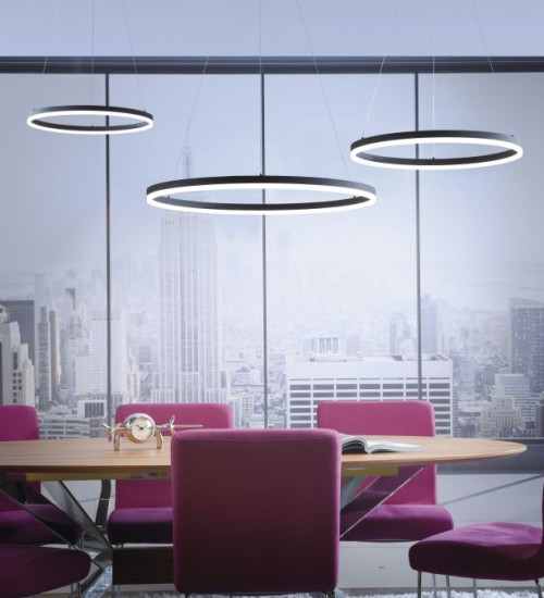 Teardrop Pendant Light Black