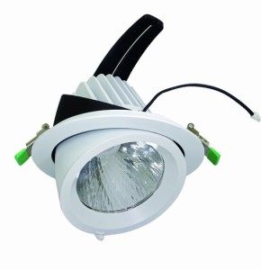 spot led escargot rond orientable 40w
