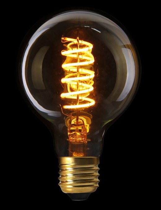 ampoule led spirale