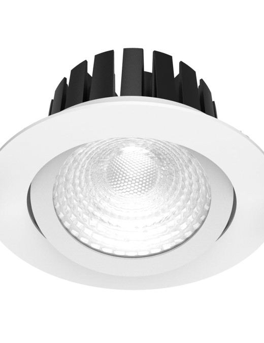 Spot led encastré orientable dimmable 13w IP65,blanc