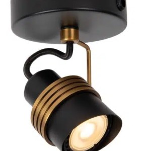 Spot Lucide Tundran 1xGU10,noir