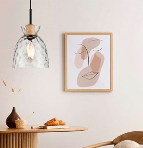 Suspension VERRIO (D19cm) en verre transparent