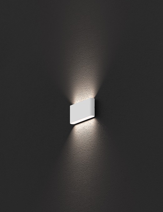 Applique led murale carré WL75 10w CCT IP65,noir