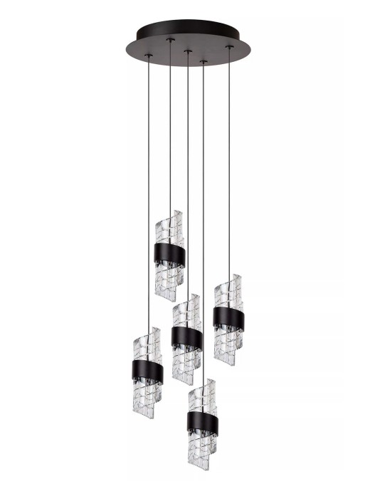 suspension lucide dim kligande 9w (2700k) 13cm,noir