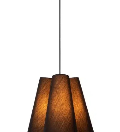 Teardrop Pendant Light Black