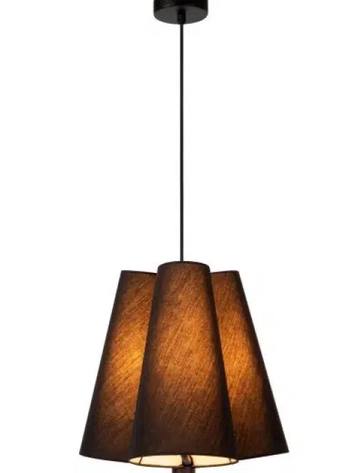 Suspension Lucide Gregory 3xE27 34cm,noir
