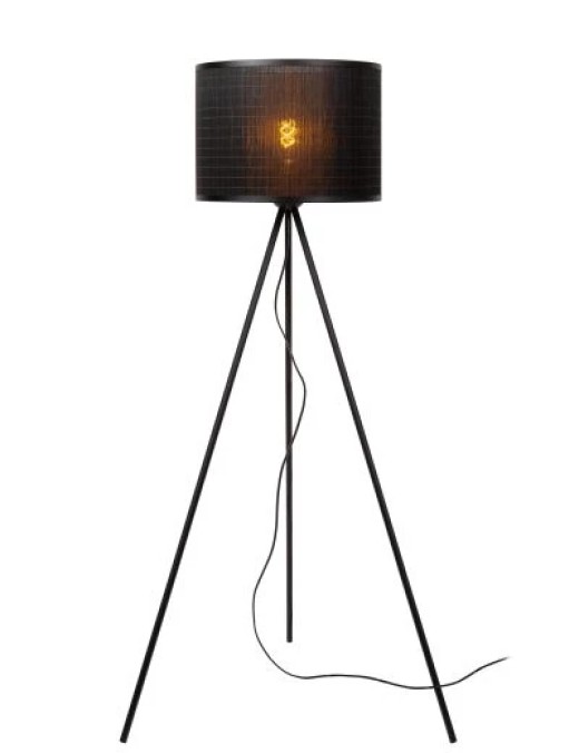 Lampadaire Lucide Tagalog 1xE27 H142cm,noir