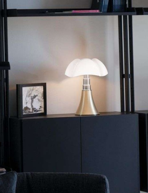 Lampe Martinelli Luce Pipistrello small Dim 7w (2700k),laiton