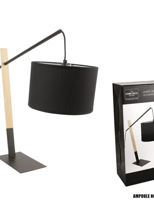 lampe à poser déco noir m2
