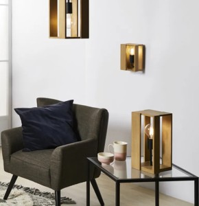 Lampe de table Corep Vancouver 1xE27,naturel