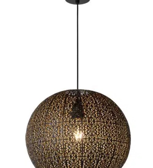 Teardrop Pendant Light Black