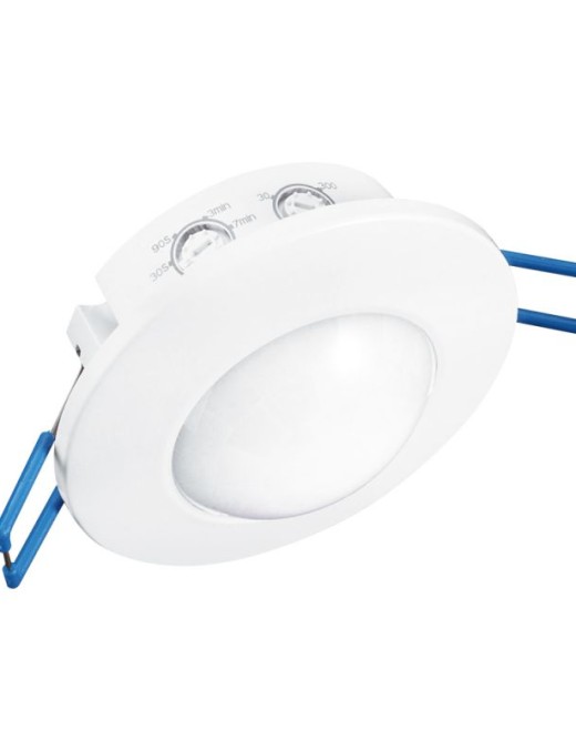 détecteur de mouvement novolight ir encastré ip20 360°,blanc