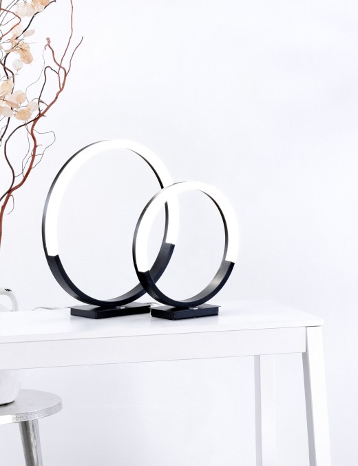 Lampe de table Keria Indigo Wofi 6,5w IP20,noir