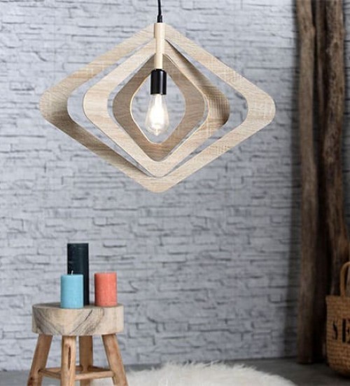 Teardrop Pendant Light Black