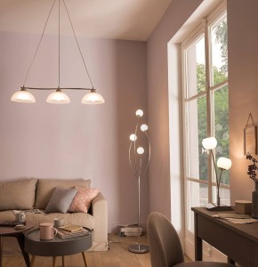 lustre lisboa acier vies blanche